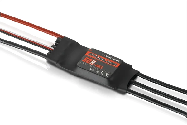 Оригинальный Hobbywing skywalker 50A (2 4s) бесщеточный ESC для строительных вертолетов