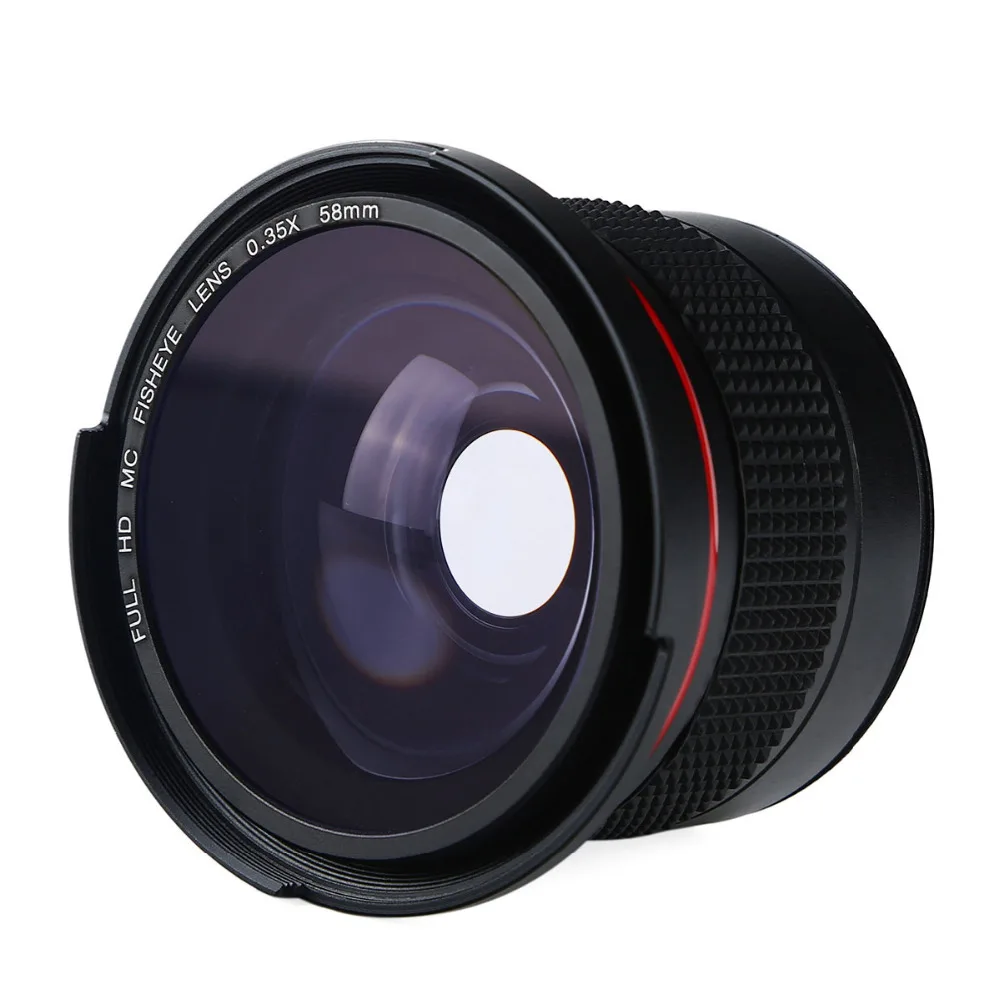 K & F CONCEPT HD 0 35x58 мм Рыбий глаз Макро широкоугольный объектив для Canon EOS 700D 650D 600D 550D Rebel