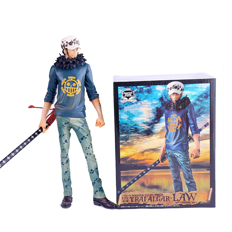 Экшн фигурка из ПВХ с аниме Trafalgar Law модель куклы игрушки 28 см|Игровые фигурки и