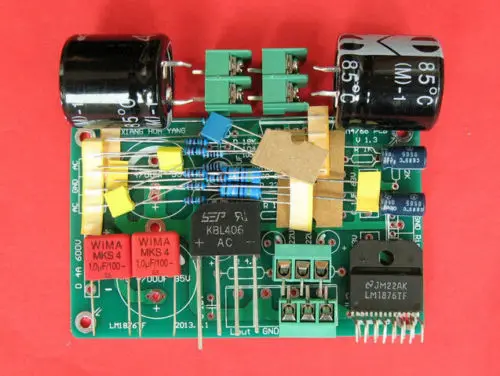 Douk аудио LM1876 стерео усилитель мощности HiFi усилитель низкой частоты