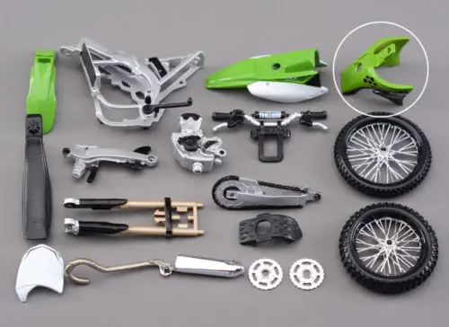Коллекционные Moto 1/12 Весы литья под давлением Kawasaki KX450F модель мотоцикла DIY