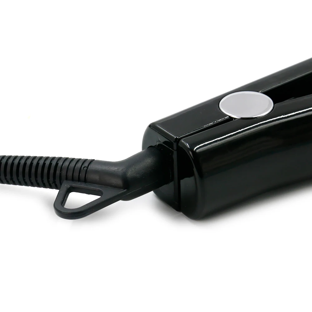 Профессиональный титановый утюжок для выпрямления волос с цифровым ЖК-дисплеем