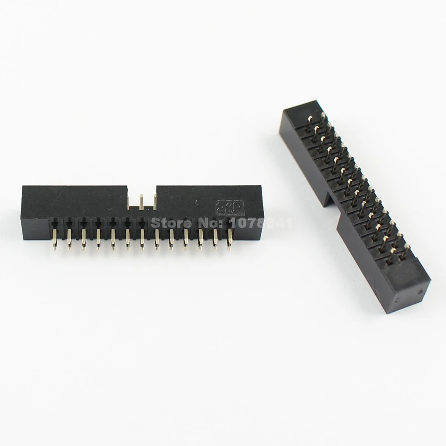 10 шт 2 мм 2x13 Pin 26 булавки прямой мужской окутанный PCB Заголовка коробки разъем