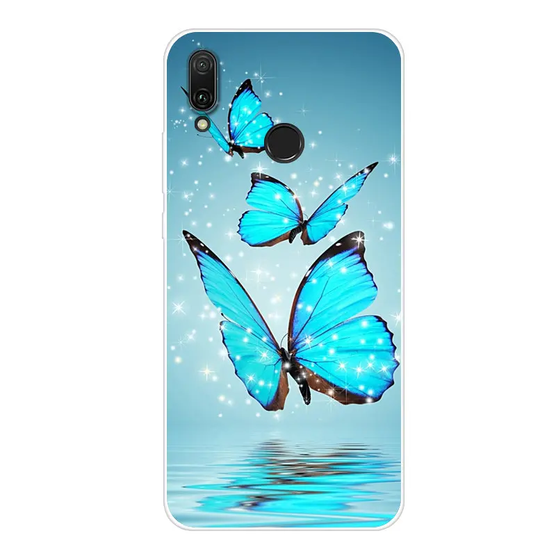 Силиконовый чехол ТПУ для Huawei Y9 2019 мягкий телефона Y 9 JKM LX3 LX1 6 5 дюйма|Бамперы| |