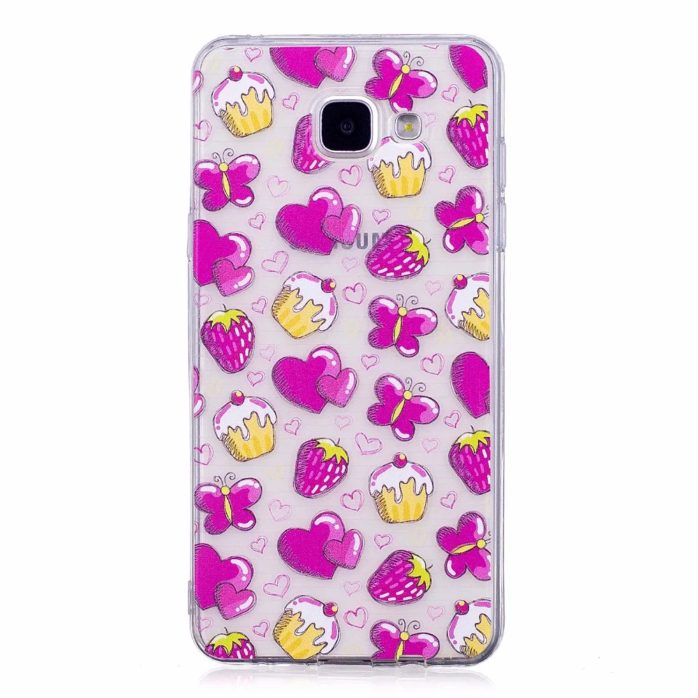 ARYIKUM чехлы для телефонов Samsung Galaxy A5 A510 A510F 2016 Etui Cat прозрачный силиконовый чехол