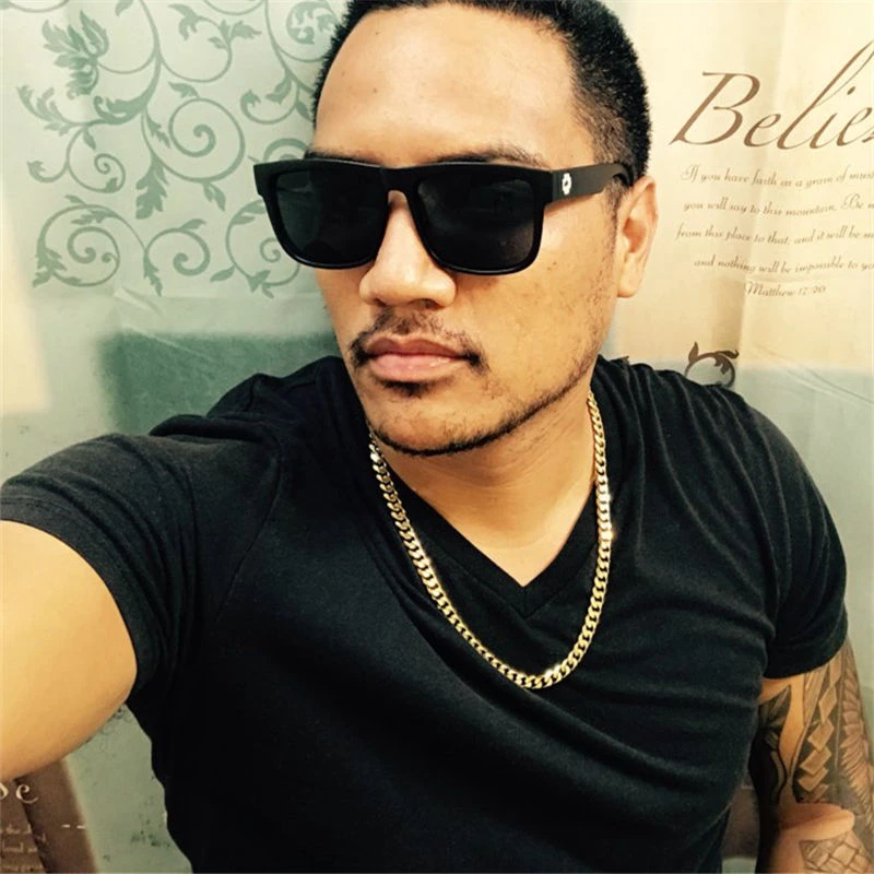 

2018 Sunglasses Men Sport Sunglasses Men Driving Mirror Coating Points Black Frame Eyewear Male Sun Glasses UV400