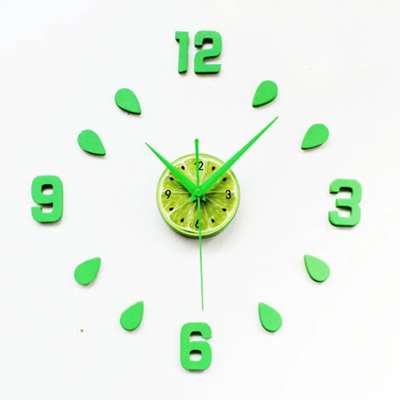 Самодельные настенные часы Saat Reloj комбинированные наклейки самоклеящиеся