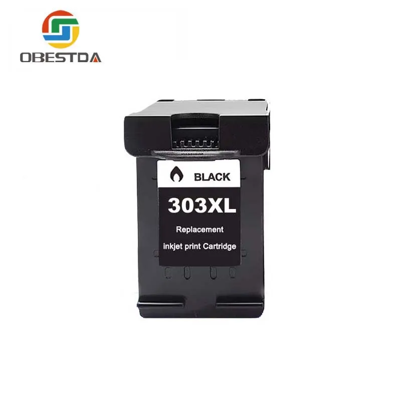 Obestda 303XL заполняемый картридж для чернил Замена для hp 303 XL для hp ENVY фото 6020 6030 7130 7134 7830 - Цвет: 303xl bk