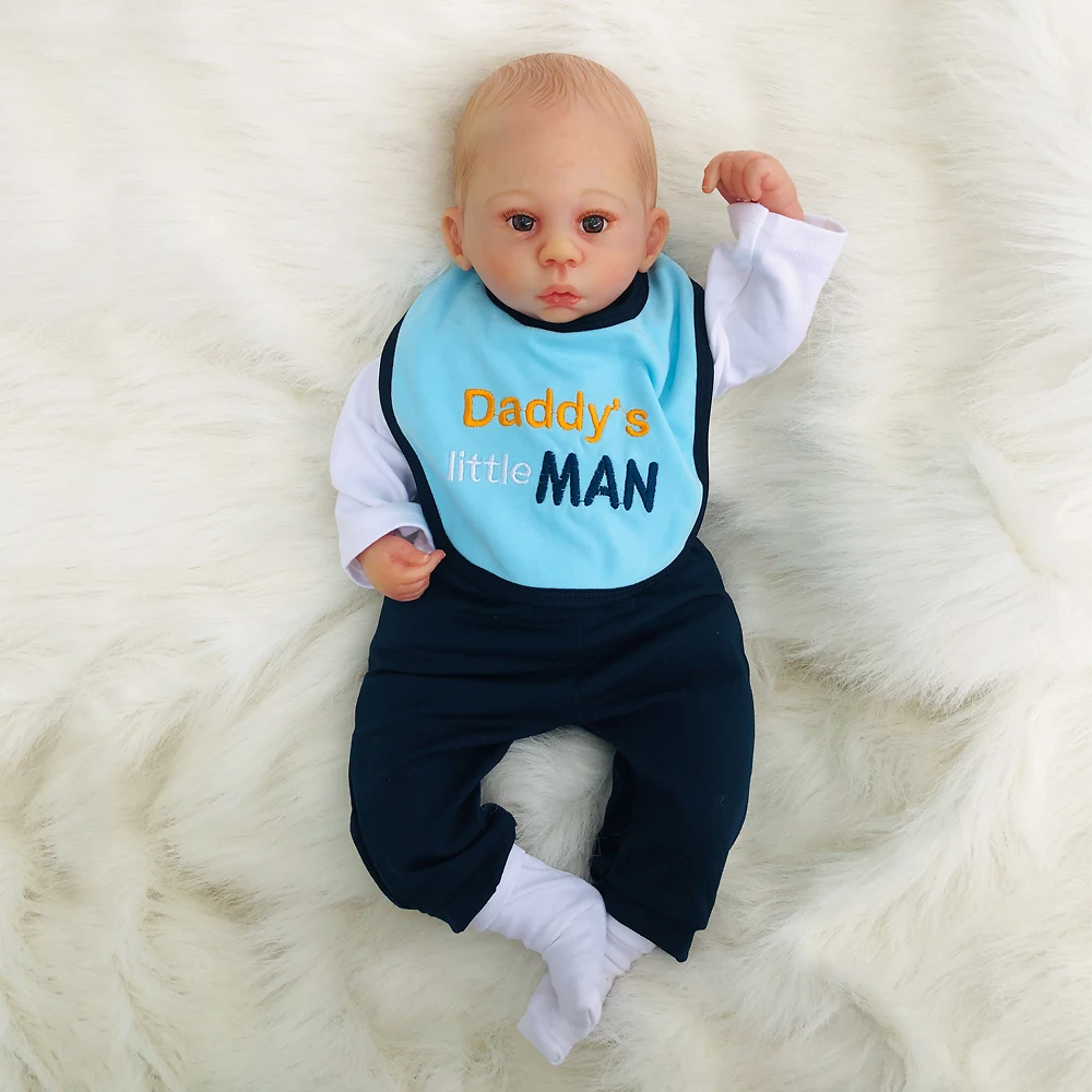 Кукла reborn из мягкого силикона ручной работы 46 см для девочек|Куклы| |