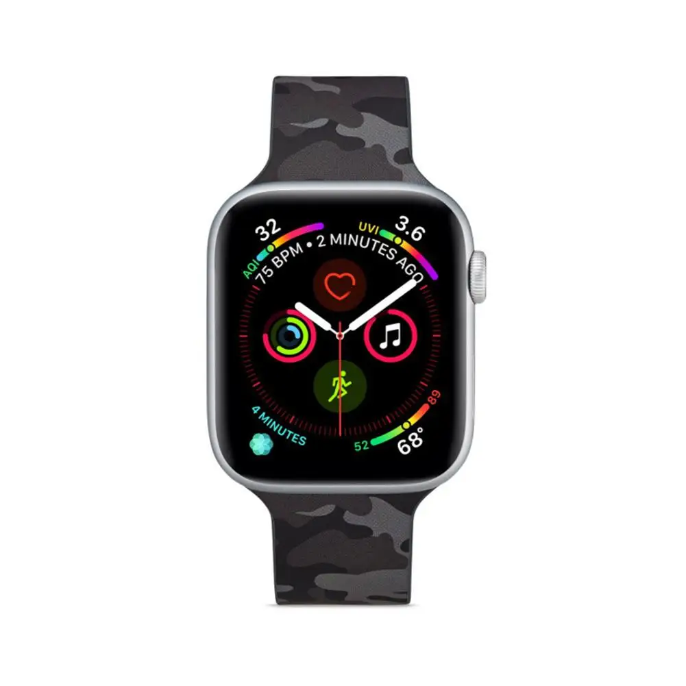 Яркие силиконовые часы ремешок замена Браслет для Apple iWatch 4 3 2 1 серии смарт 38 40 мм/42