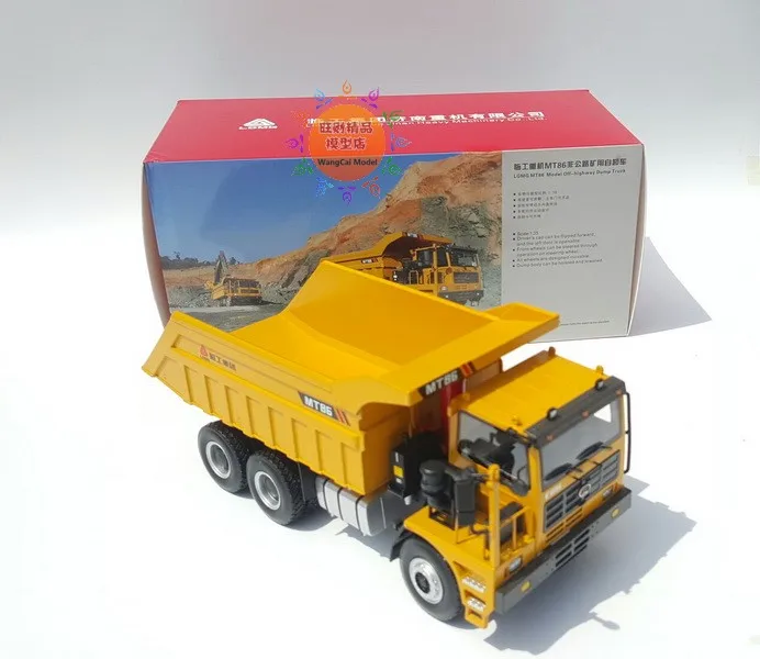 Коллекционная Игрушечная модель из сплава, подарок, 1:35, масштаб SDLG MT86, Сверхмощный Шахтный самосвал, Строительная техника, литая под давлением модель украшения