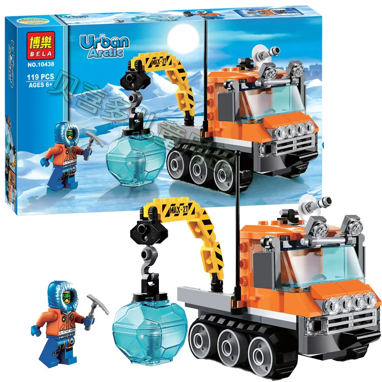 119 шт. Arctic Ice Crawler набор строительных кирпичей подарочные игрушечные Блоки City 60033