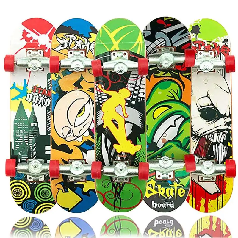 

Alloy Mini Finger Skateboarding Fingerboard Toys Finger Scooter Skate Boarding Classic Chic Game Boys Desk Toys
