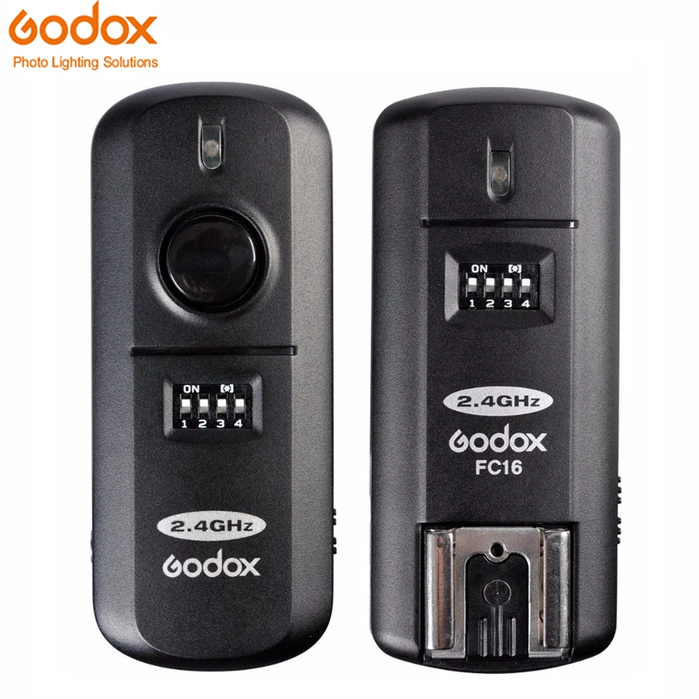 Godox 16 каналов Fc студии 2 4 ГГц дистанционный беспроводной триггер вспышки с