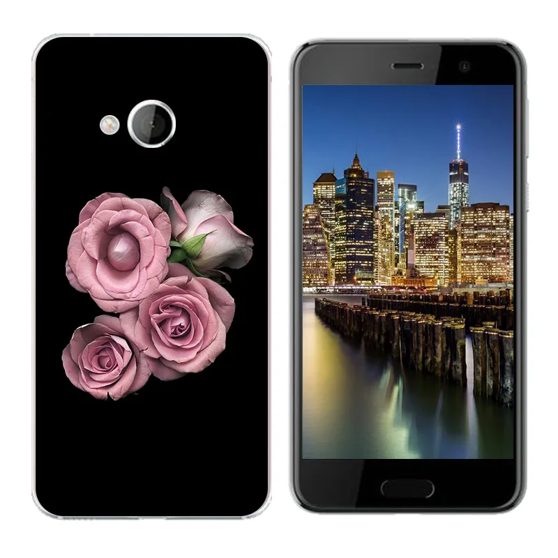 Phone Cases for HTC U Play Case Triangle Printing Back Cover Fundas Soft Silicone TPU Ultra Thin Covers Alpine |