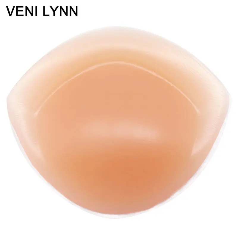 VENI LYNN 3 см толщиной 265 г/пара Мягкие силиконовые вставки с большой чашкой прозрачные увеличители груди для бюстгальтеров купальники и бикини