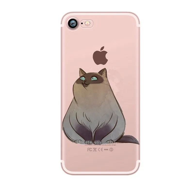 Лидер продаж мягкий прозрачный TPU чехол для iPhone 6/7/милый силиконовый 6 S плюс 8X7 Plus 8