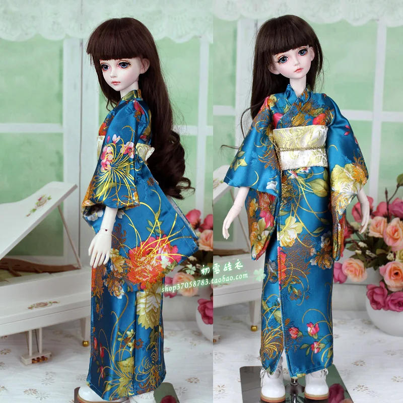 Кимоно в японском стиле юката масштаб 1/6 1/4 1/3 комплект одежды аксессуары для