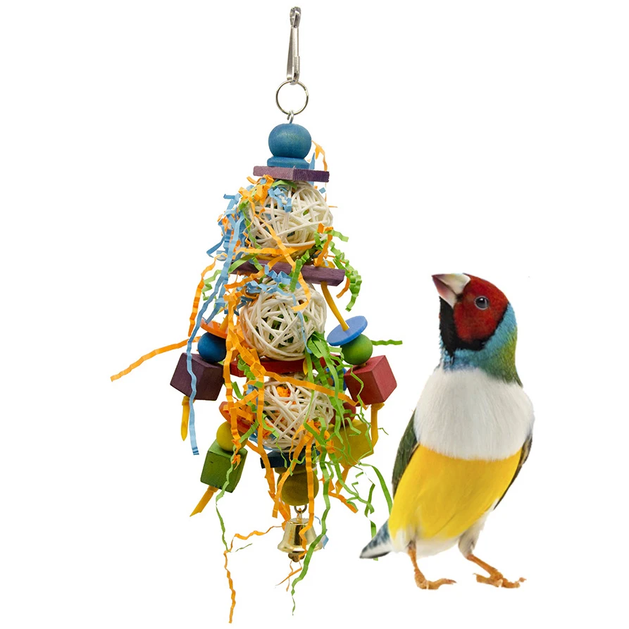 Игрушки для птиц Traumdeutung попугаев колокольчик аксессуары и Budgie клетки украшение |