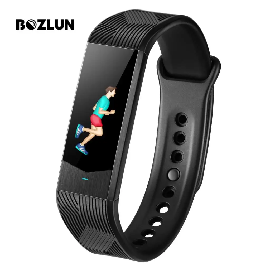 Enlarge BOZLUN Smart Sport Fitness Trackers for Android IOS Bluetooth Watch HeartRate Blood Pressure Bracelet Pedometer Smartband B30
