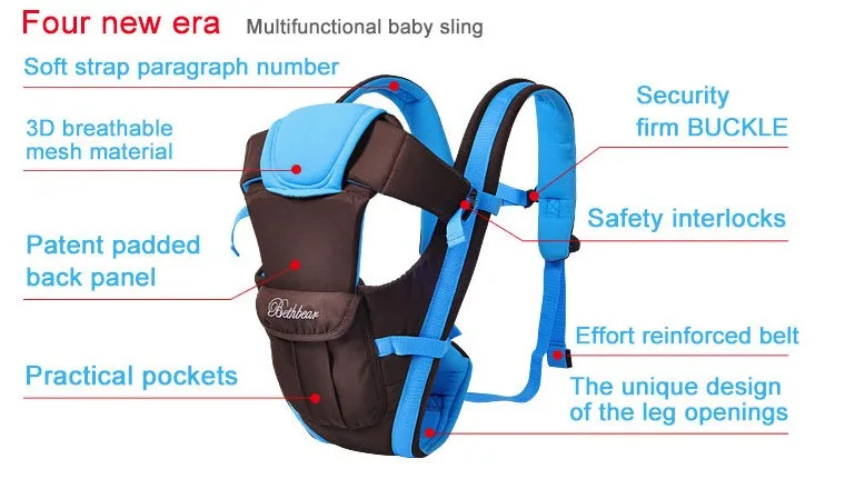 Скидка! Слинг для младенцев Mochila эластичный рюкзак переноски ребенка Canguru