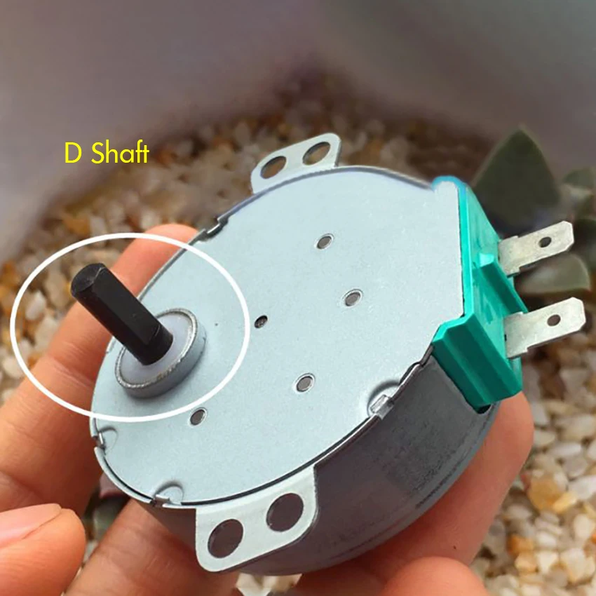 CW Round Claw Pole Permanent Magnet Synchronous Motor AC 100V 50/60HZ 3W D Shaft 4.2~5rpm Dia 5mm | Обустройство дома