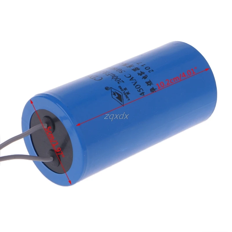 

250-450V AC 200uF Appliance Motor Start Run Capacitor CD60 High Quality Hot Whosale&Dropship