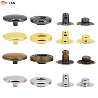 10pcslot iron snap fastener press stud rivet sewing leather button craft for clothes garment diy decoration accessories
