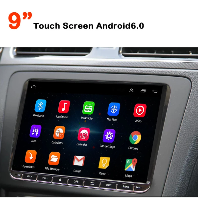 Android автомобильный мультимедийный плеер GPS радио для VW Volkswagen Passat B5 B6 B7 2 din Navi dvd polo