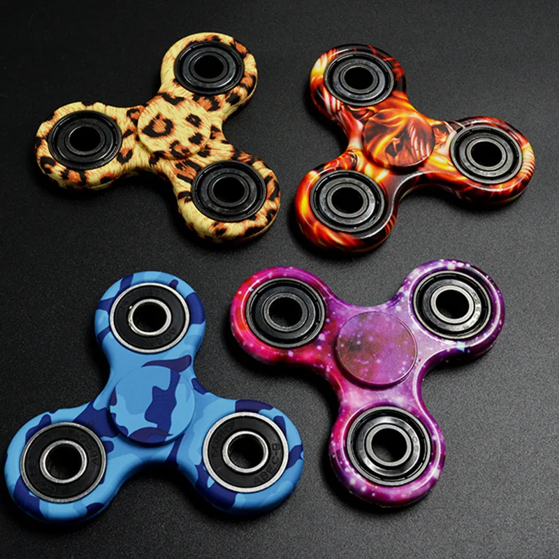 Палец руки Игрушечные лошадки Camo Спиннеры Spinner камуфляж гироскопа spiner палец для
