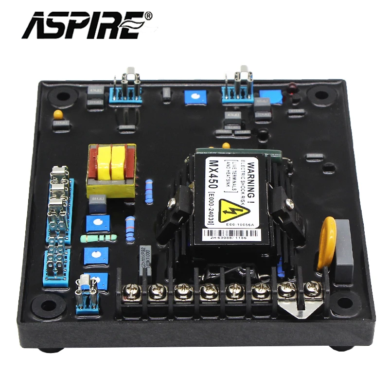 Контроллер генератора MX450 AVR бесщеточный автоматический регулятор напряжения