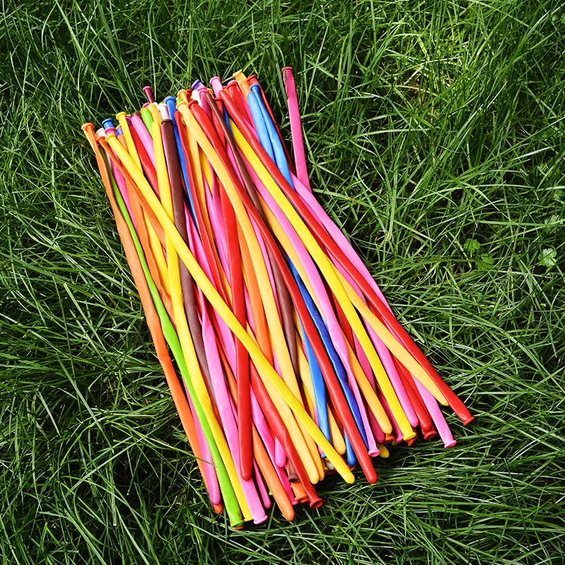 10 шт./лот Магия Длинные полосы шар твист латексные шары удивительные Форма