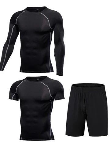 Компрессионный комплект для спорта мужские 5в1 Reebok
