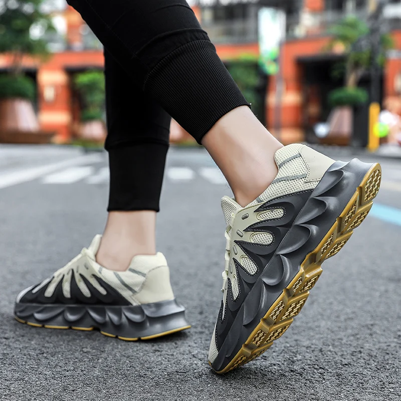 Мужские кеды на высокой платформе коллекция 2019 года модная дизайнерская