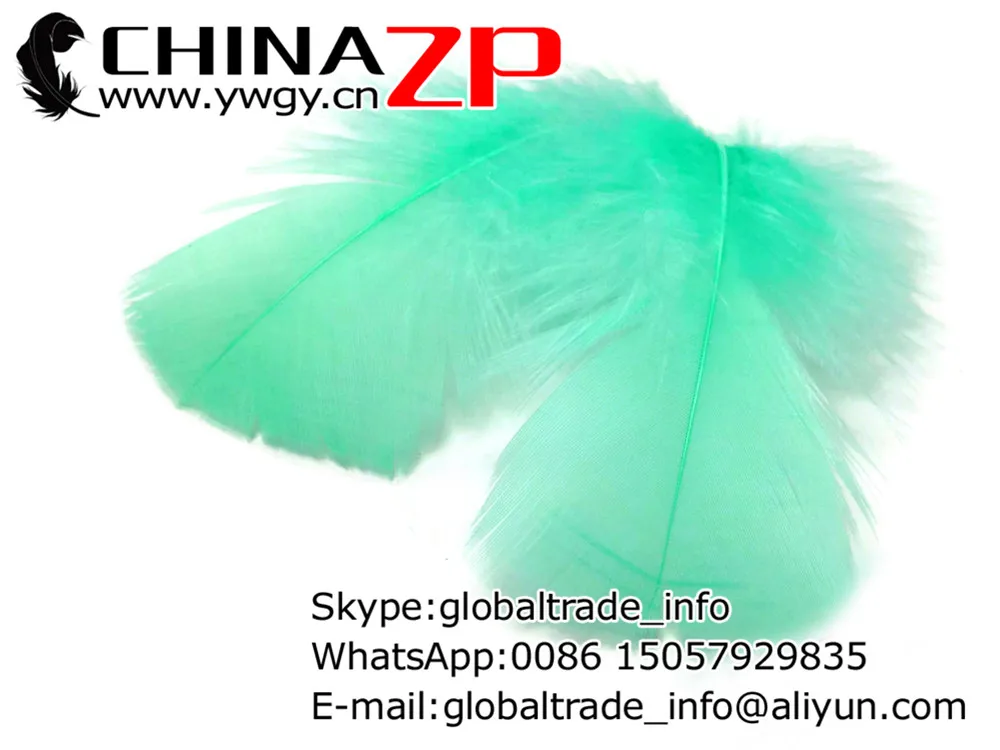 Retail and Wholesale from CHINAZP Factory 1000pcs/lot New Arrival Mint Green Fluffy Turkey T-Base Feathers | Дом и сад