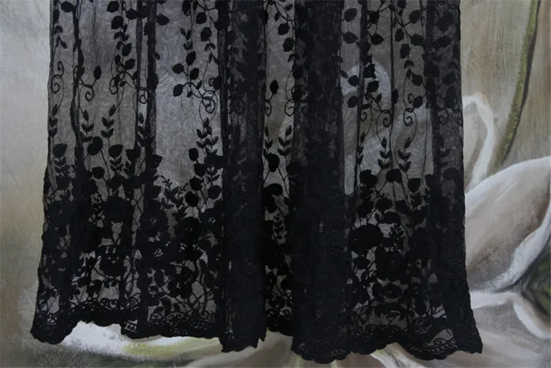 Женская кружевная Юбка миди с высокой талией и цветочным принтом|waist midi skirt|midi