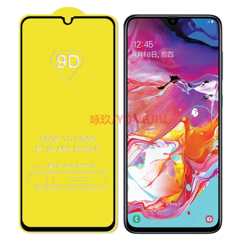 Защитное закаленное стекло для Samsung A50 A40S A30 A20 Защитная пленка экрана с