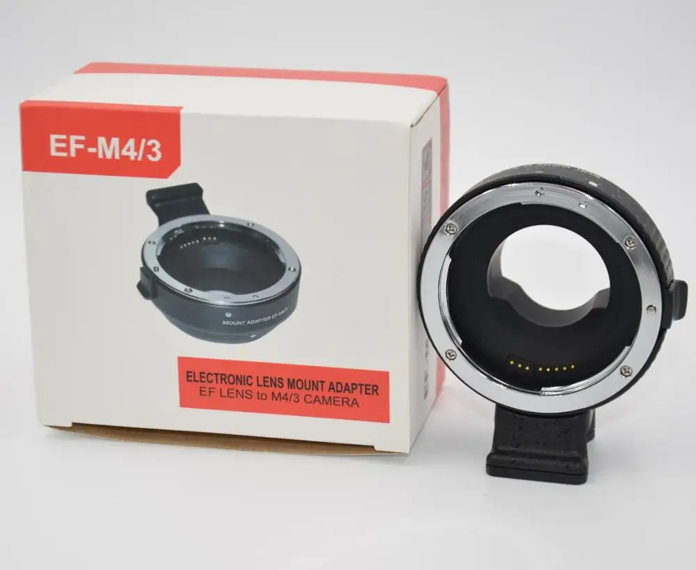EF MFT Адаптер для крепления объектива с электронной диафрагмой Canon S toOlympus E P1 P2 3