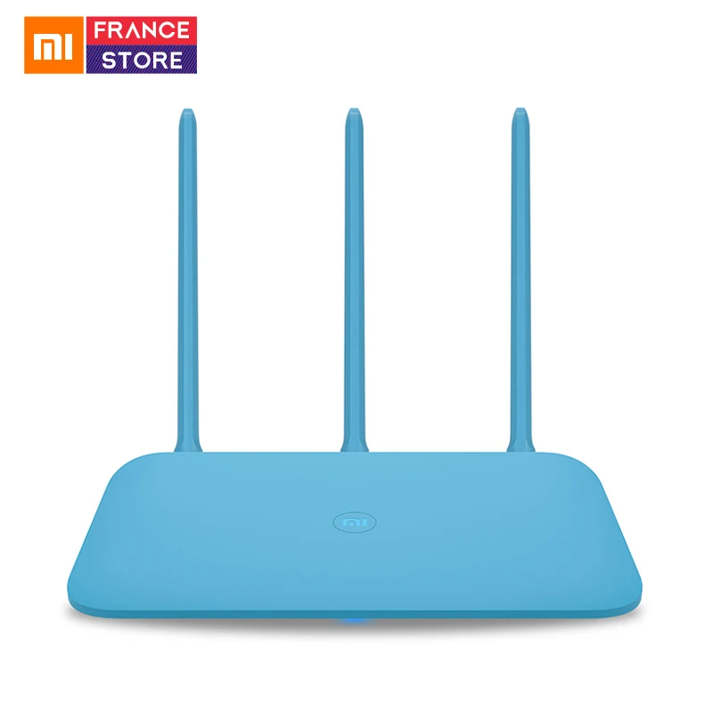 Новый оригинальный Xiaomi Mi роутер 4Q 3 антенны синий беспроводной 2 4G 802.11b/g/n 450 Мбит/с