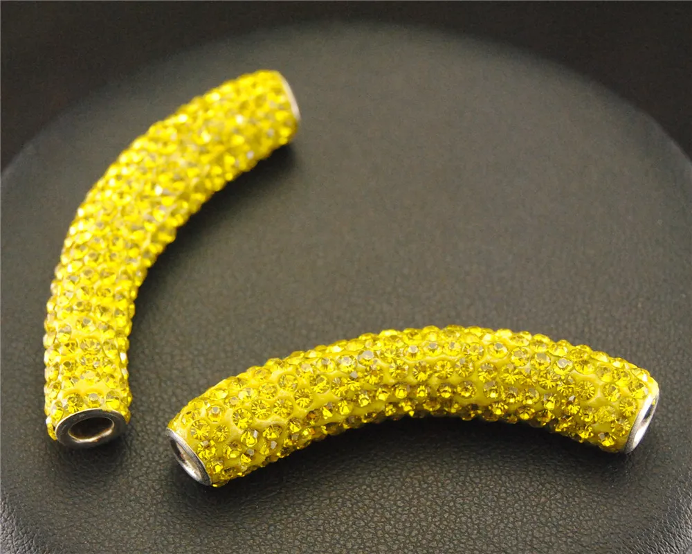 1 шт. цветной Серебряный микро проложить Кристалл Rhinestone боковая труба браслет