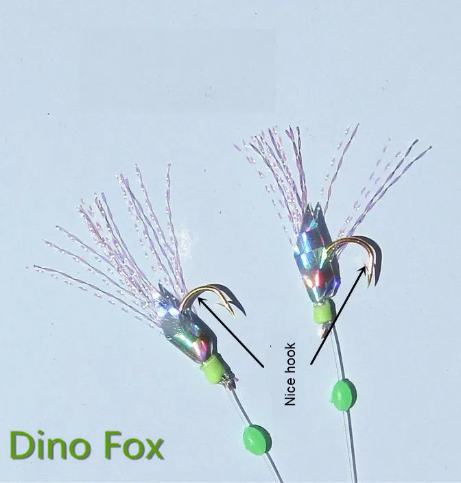 Горячая продажа Красочные оловянные Сабики рыболовные крючки банды снасти