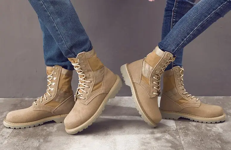 Рабочая обувь пара кожаных ботинок непромокаемые ботинки Martin в британском стиле