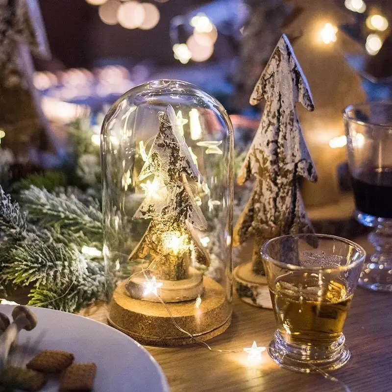 14 футов 40 светодиодный Star Медный провод строки фея Рождественские огни свадебные