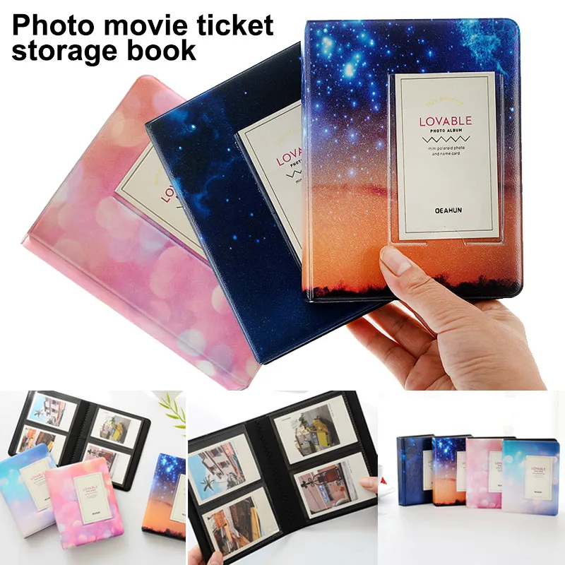 1 шт. фотоальбом с 64 карманами 3 дюйма держатель для карт Instax Mini RT99|Сумки вещей| |