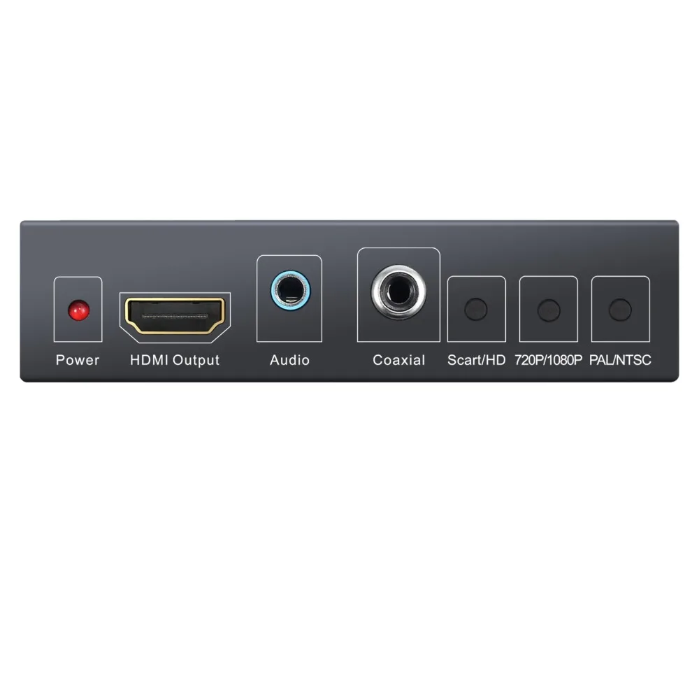 Scart HDMI конвертер адаптер неэкранированный стерео Поддержка 720 P/1080 P сигнал с 3 5 мм