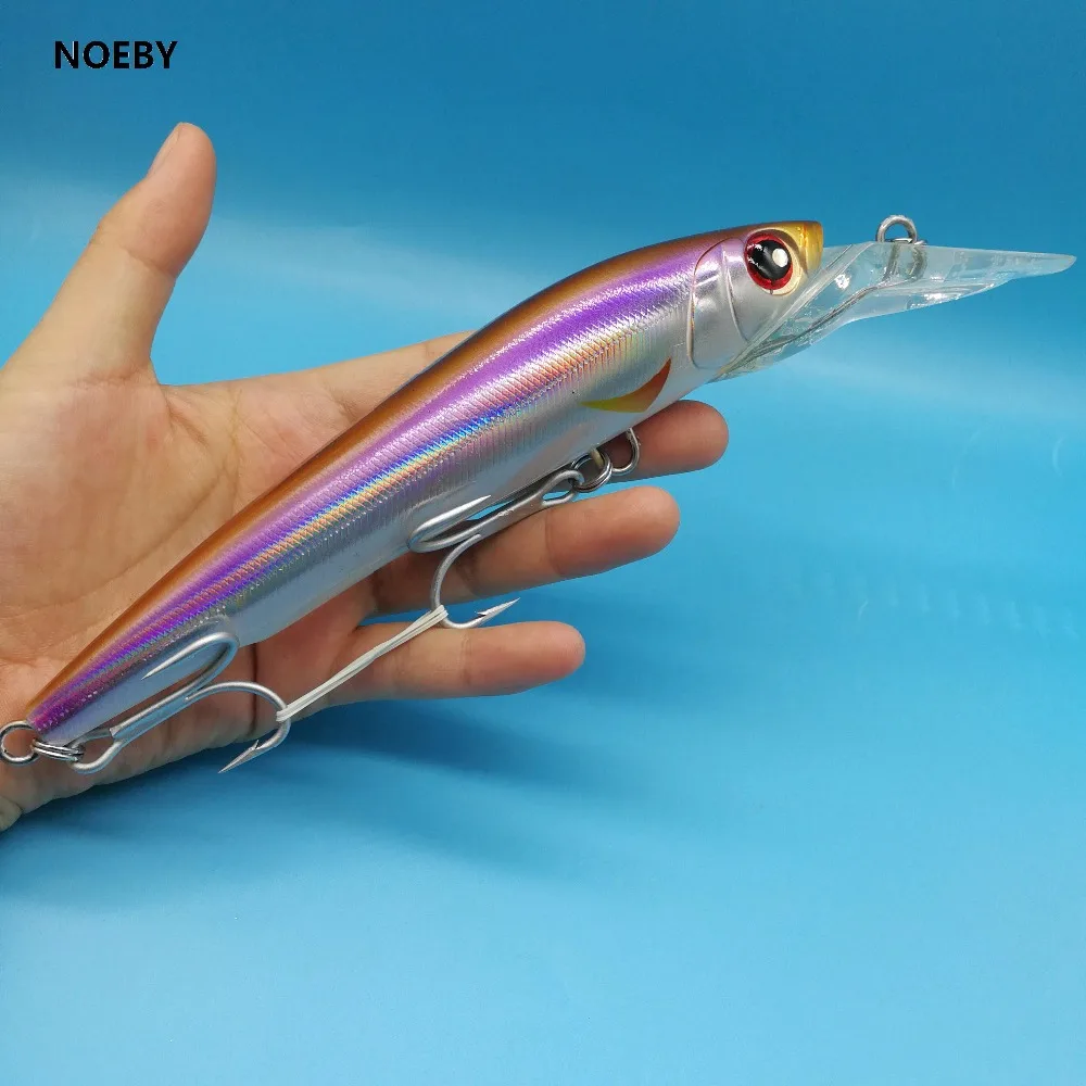 NOEBY 1 шт./лот погружающаяся блесна жесткая приманка 98 г/50 г 8 цветов глубина 7 9 м