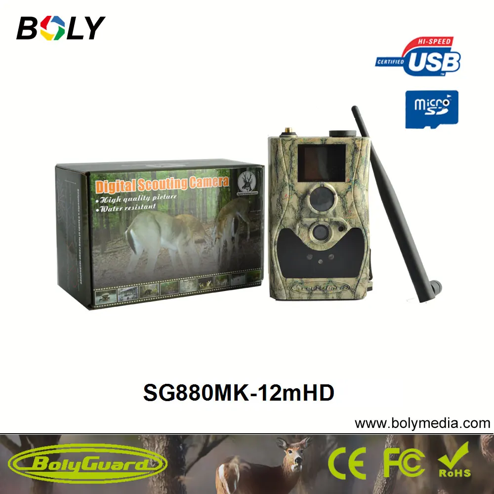 Распродано Черный ИК BolyGuard Trail камеры MMS/GPRS игры функции 12MP HD беспроводной Long Range