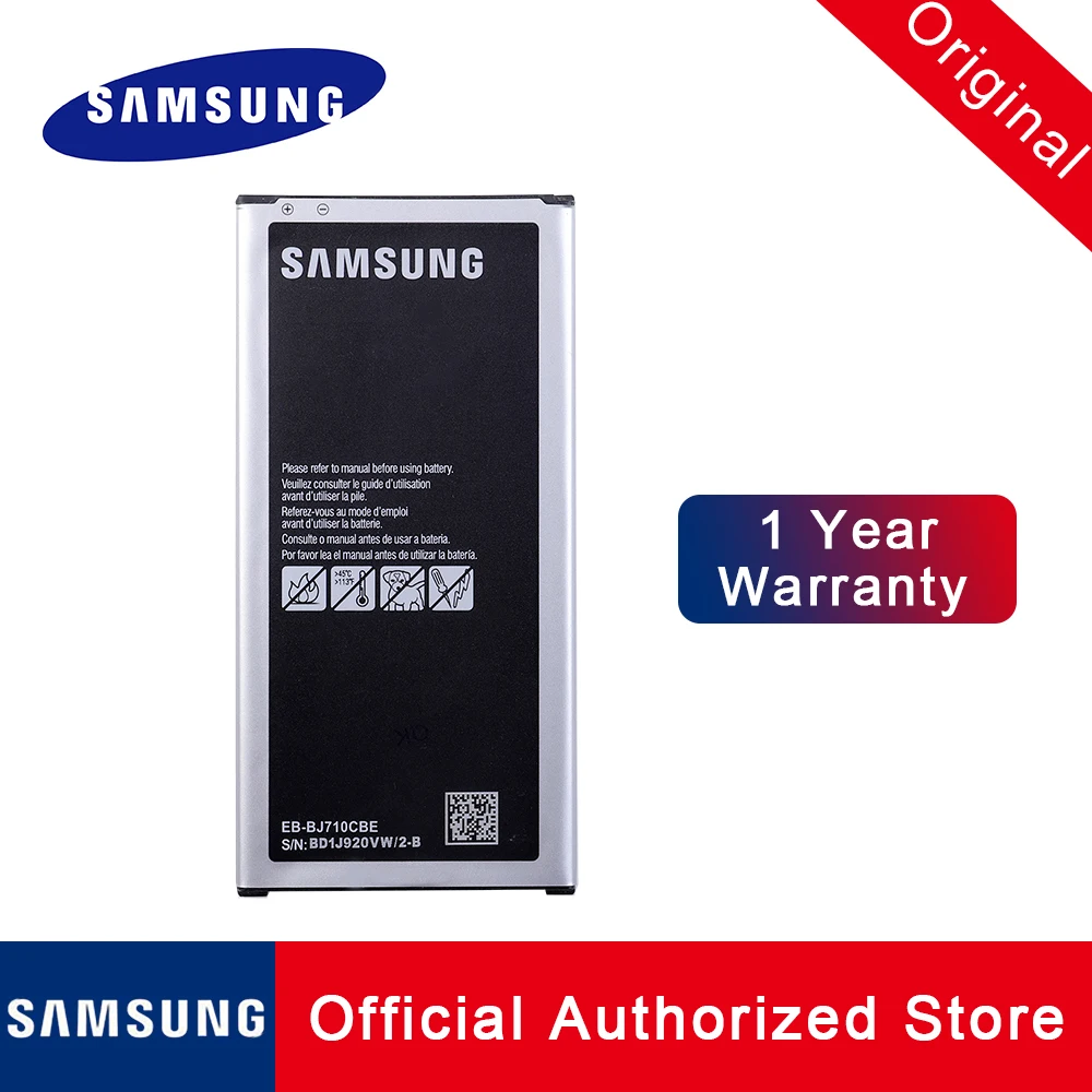 Оригинальная запасная аккумуляторная батарея аккумулятор для Samsung GALAXY J7 2016 Edition
