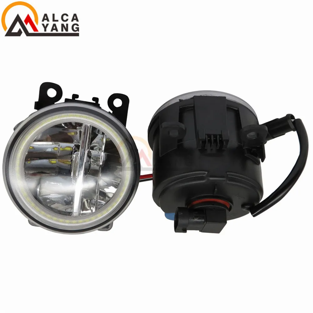 Angel Eye 12 В DRL Противотуманные фары освещение светодиодный фонарь для Citroen C3 C4 C5 C6 C-Crosser Xsara Picasso 1999- высокая яркость