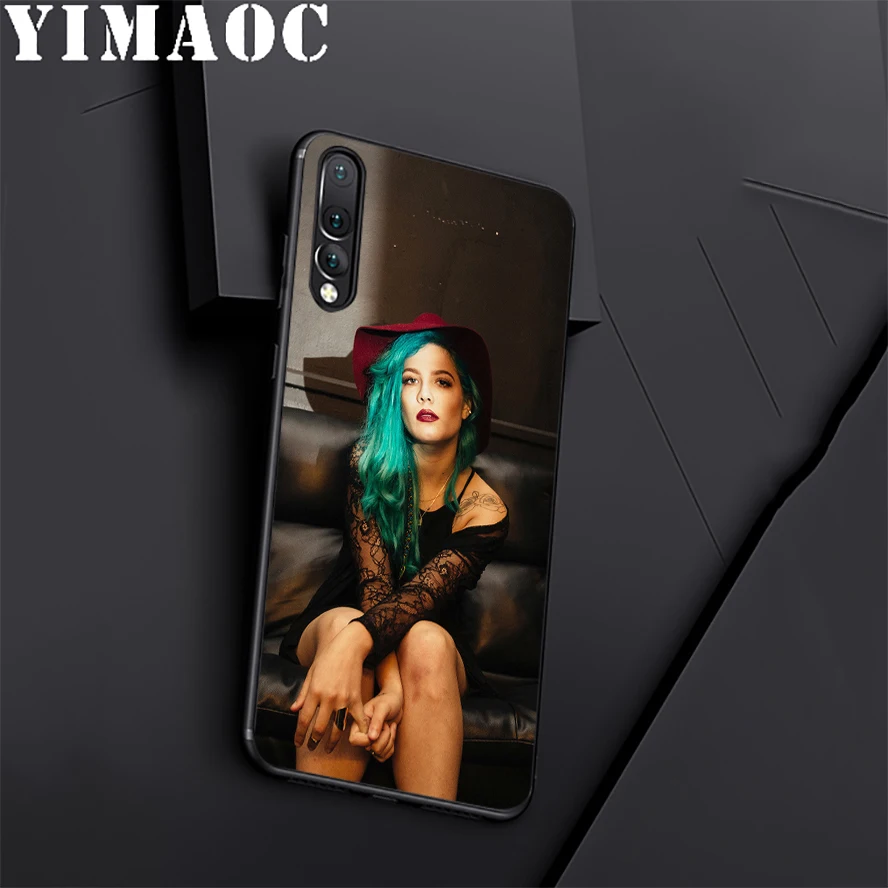 YIMAOC Halsey Bad Girl Мягкий силиконовый чехол для huawei Honor mate 10 P20 P10 P9 P8 P Smart Y6 6A 7A 7X 7C Lite Pro 2017